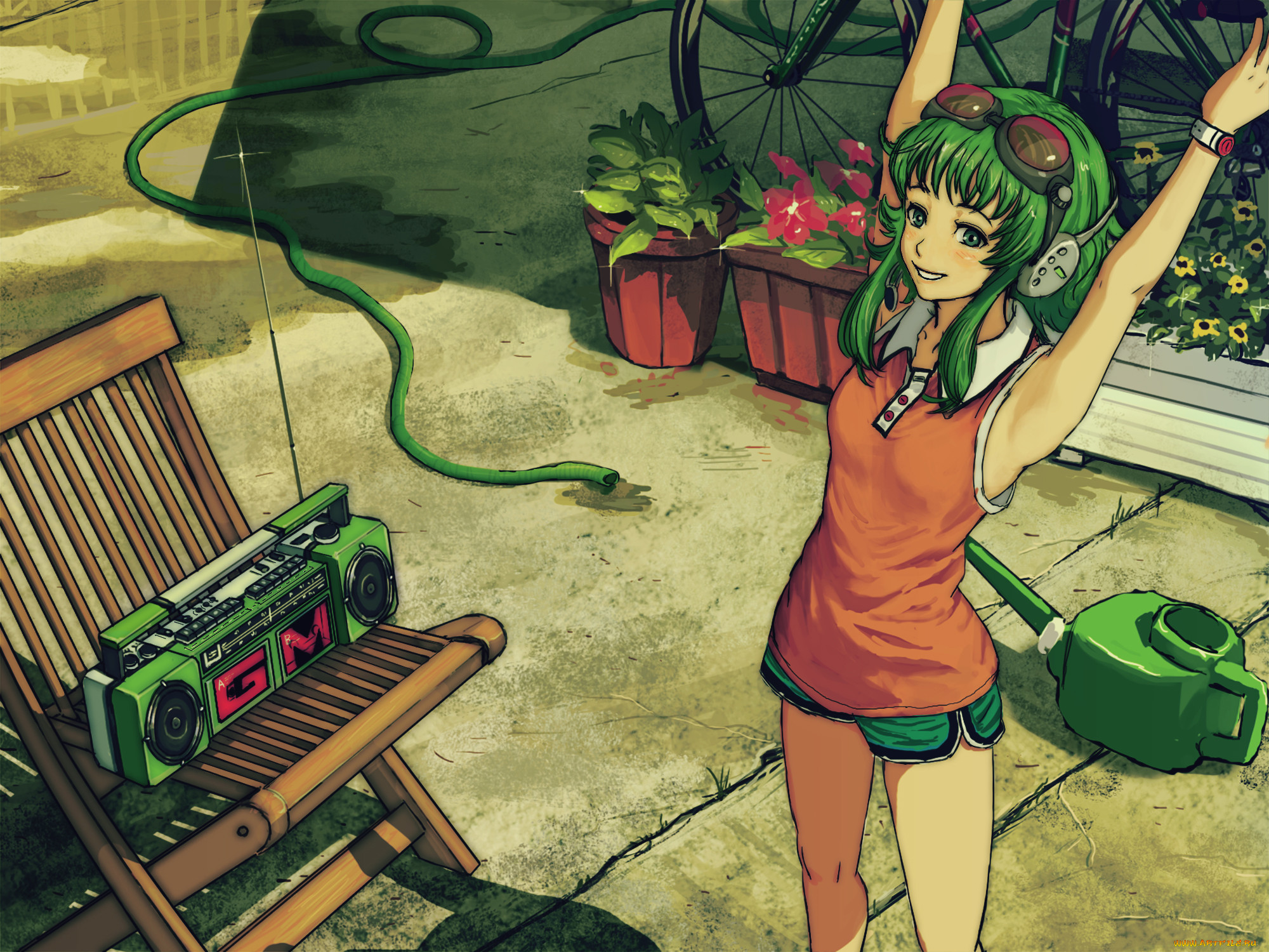 , vocaloid, gumi